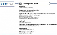 Candidatos têm até sexta-feira (13) para se inscrever no Enem 2025; Tocantins já registra mais de 42 mil inscritos. Exame volta a oferecer certificação do ensino médio e provas acontecem em 9 e 16 de novembro.